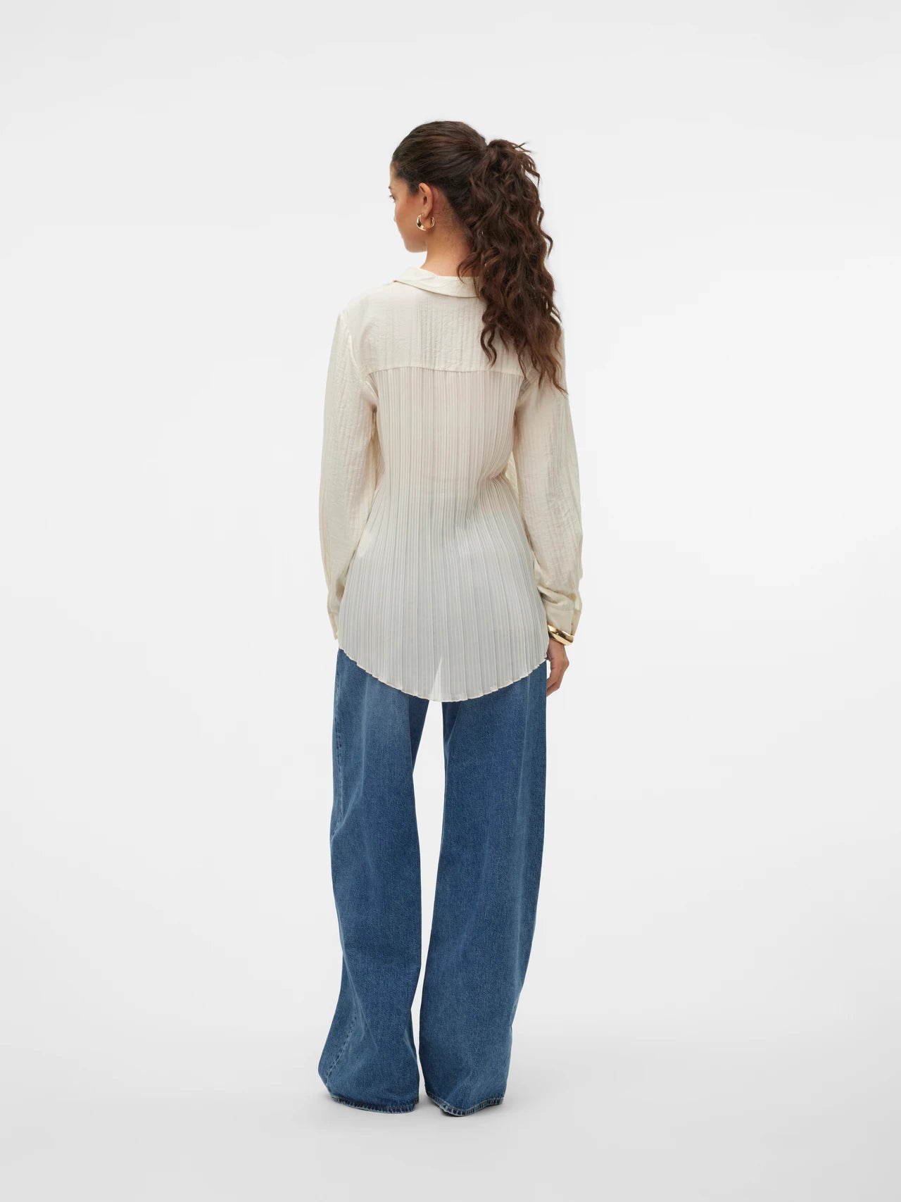 CAMICIA PANNA PIEGHE ART.10315088