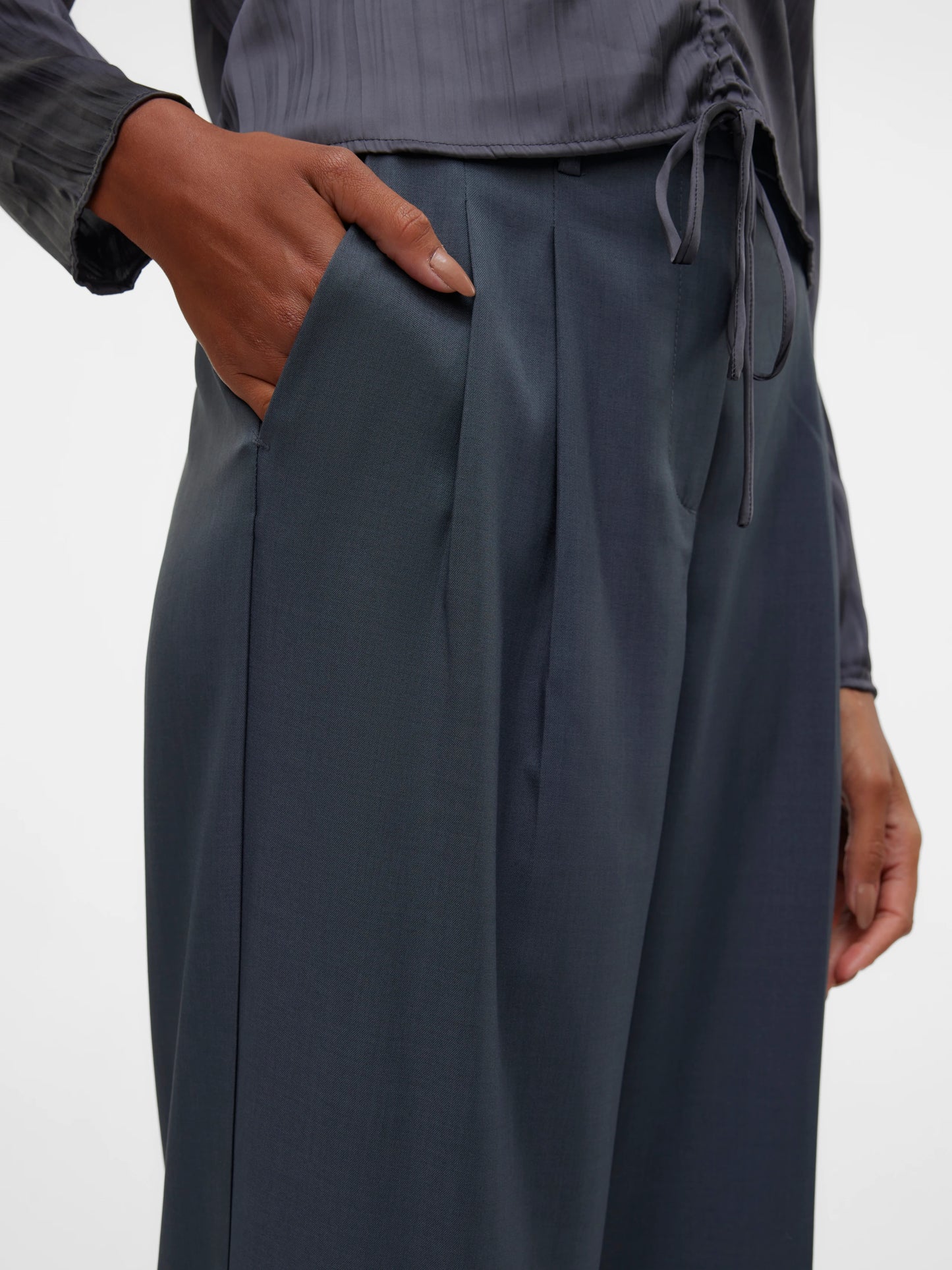 PANTALONE ASFALTO PALAZZO Art. 10314328