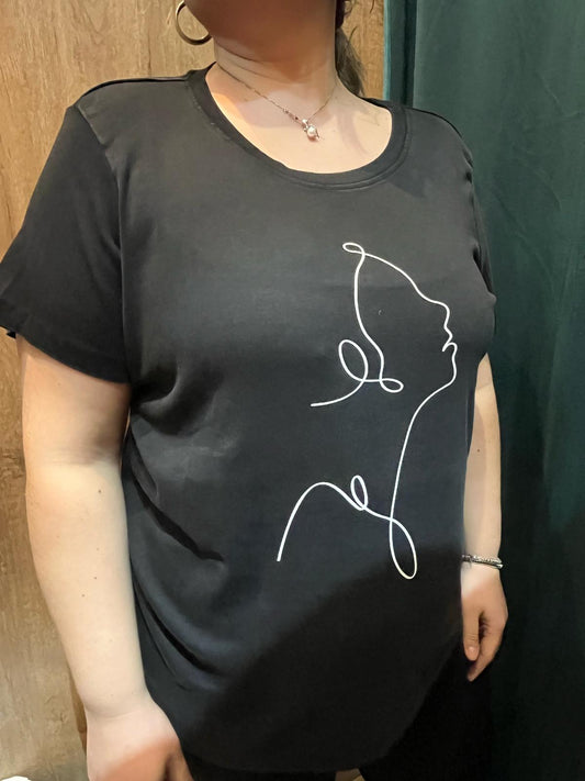 T-SHIRT CURVE ART. 10319352